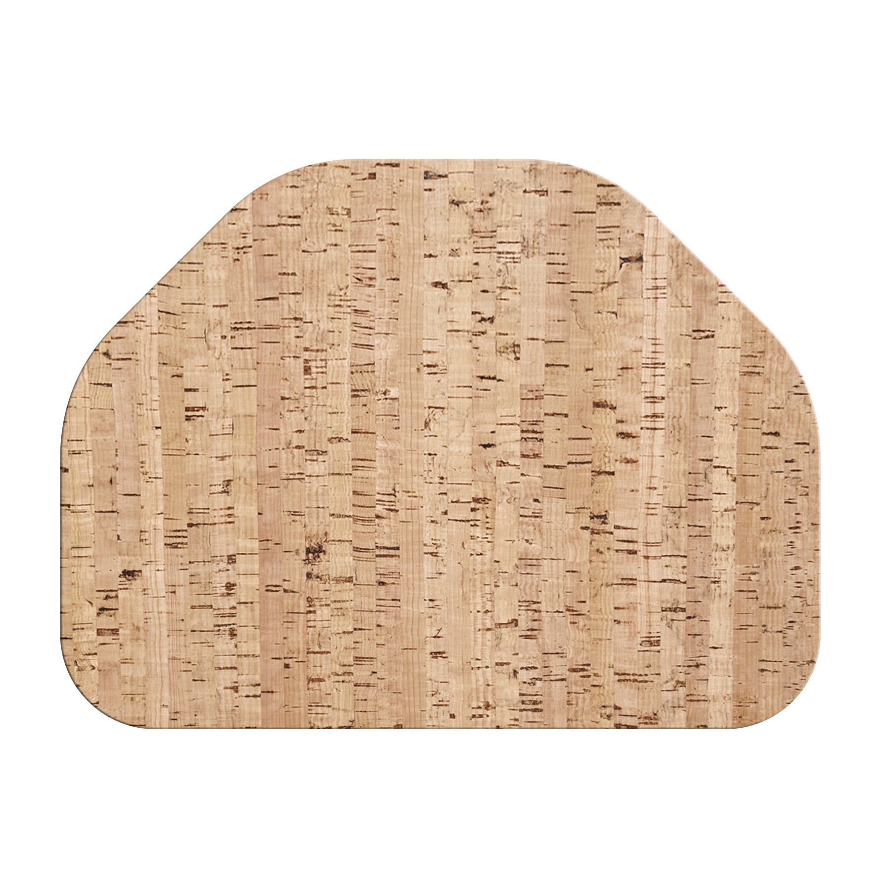 TOVAGLIETTE TAPPETINI D'ARREDO TETRIS 30x40 cm pezzo singolo SUGHERO  NATURALE sp. 1.4